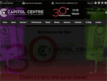 Tablet Screenshot of capitolcentre.org